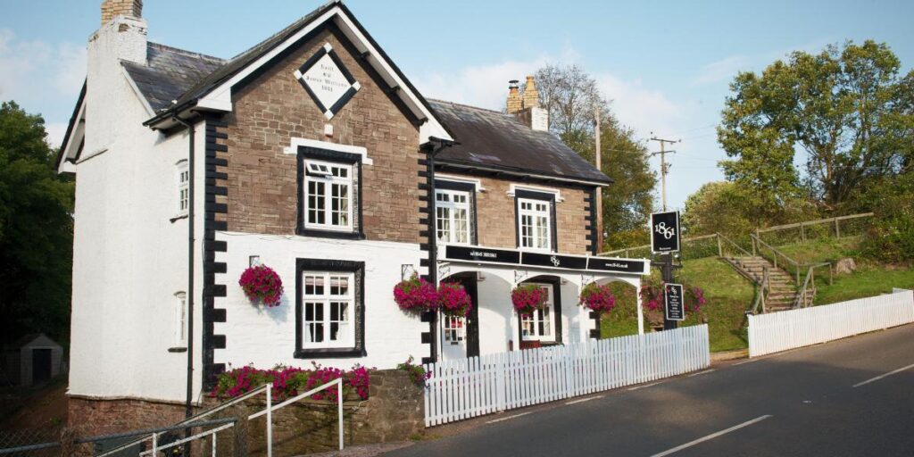 Restaurant 1861 with rooms is just one of many places to stay in Abergavenny.